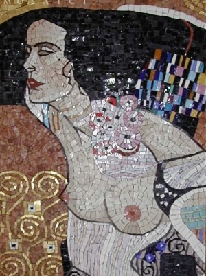 Klimt Salomè mosaico