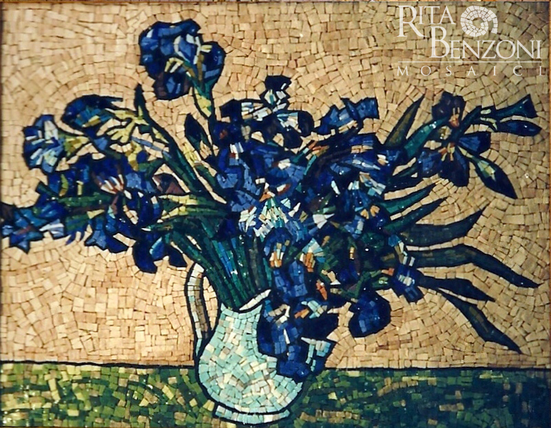 VanGogh Iris mosaico